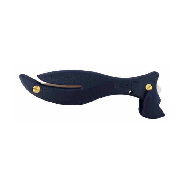 Fish 200MT Veiligheidsmes detecteerbaar blauw met tape cutter