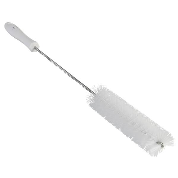 Vikan pijpborstel met handvat harde vezels wit 510x40x40 mm (53785)