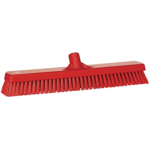 Vikan vloerschrobber harde vezels rood 470x80x115 mm (70624)