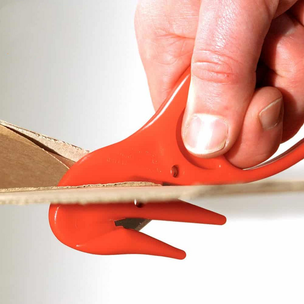Penguin 900 veiligheidsmes rood wegwerp met tape cutter