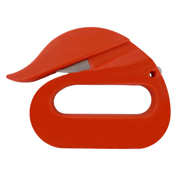 Veiligheidsmes Swan 300 rood met tape cutter