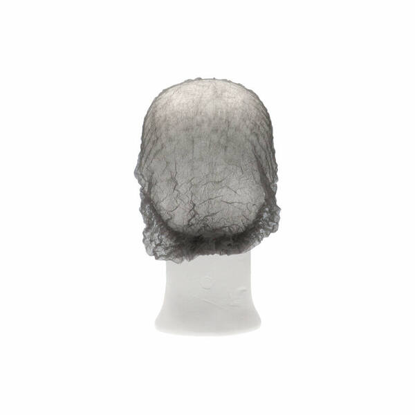 Haarnet PP non woven zwart large 53 cm (237014)