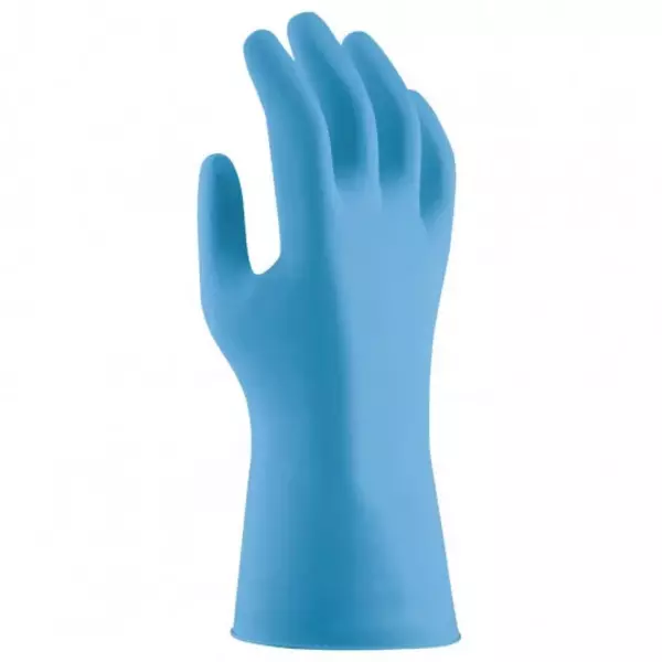Onderzoekshandschoenen nitril Uvex u-fit strong N2000 blauw maat L