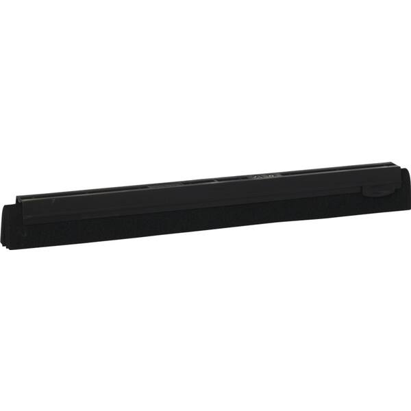 Vikan vervangcassette mousse met duimgreep en kliksysteem zwart 500x30x45 mm (77739)