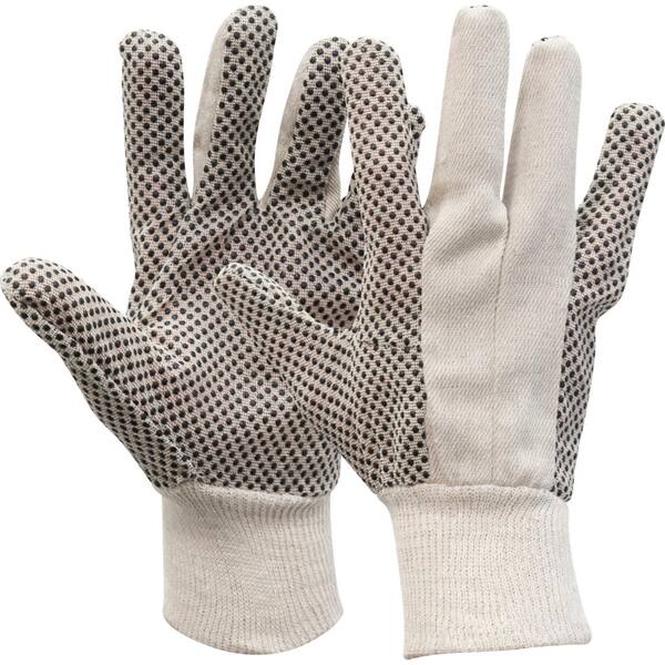 Handschoenen OXXA® Knitter 14-550 katoen met PVC nopjes (11455000)