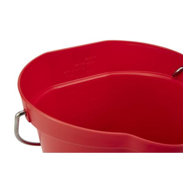 Vikan emmer rood 6 liter met maatverdeling (56884)