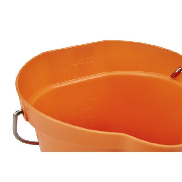 Vikan emmer oranje 6 liter met maatverdeling (56887)