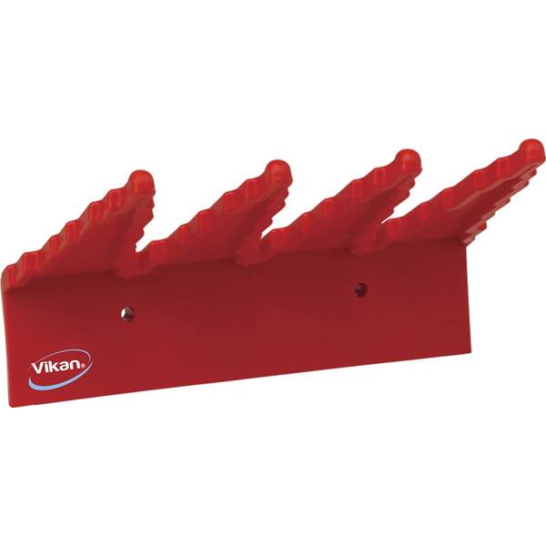 Vikan wandhouder glad rood 240x170x 60 mm (6154)