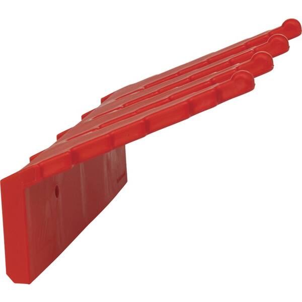Vikan wandhouder glad rood 240x170x 60 mm (6154)