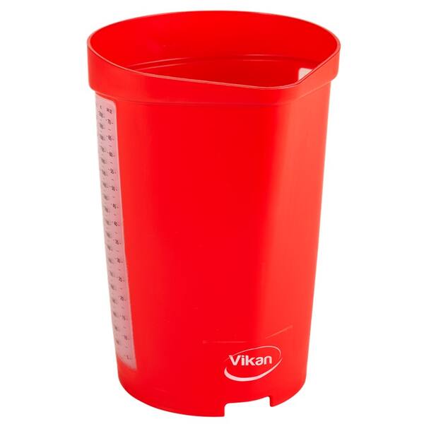 Vikan maatbeker 2 liter rood 140x225x215 mm (60004)