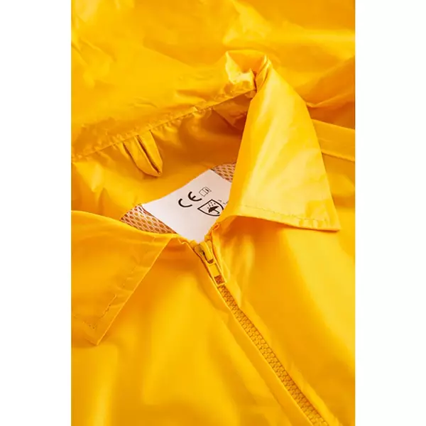 Regenkleding set met jas en broek geel maat XXL