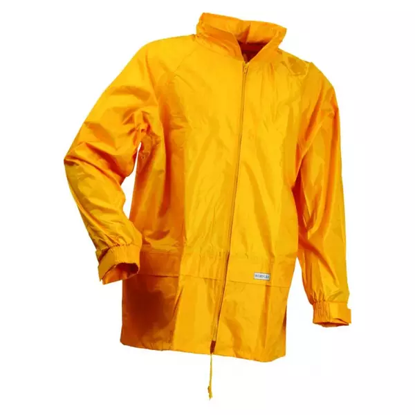 Regenkleding set met jas en broek geel maat XXL