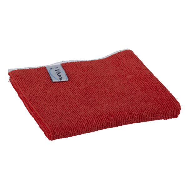 Vikan microvezeldoek basic rood 400x400 mm (691144)