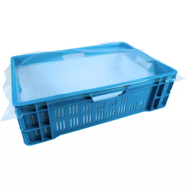 HDPE vellen blauw 70x40+3 cm op blok 15mµ