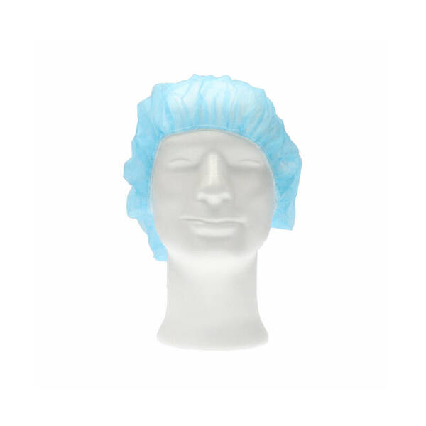 Haarnet baret PP non woven blauw 58 cm (1019)