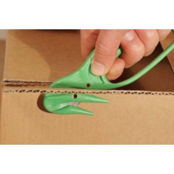 Penguin 900 veiligheidsmes blauw wegwerp met tape cutter