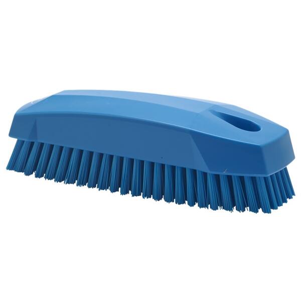 Vikan nagelborstel hard blauw 130x50x40 mm (64403)