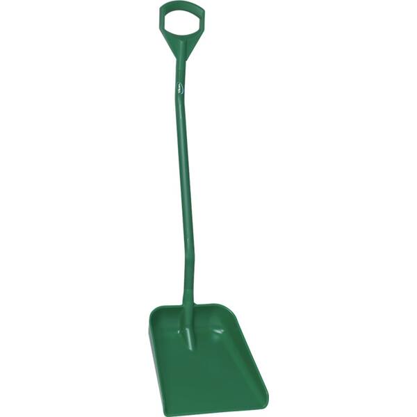 Vikan schep ergonomische steel 1.310 mm groot blad groen 380x340 mm (56012)