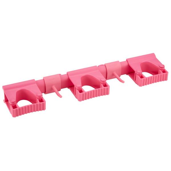 Vikan ophangsysteem Hi-flex 3 band klemmen 2 haken roze 420 mm (10111)