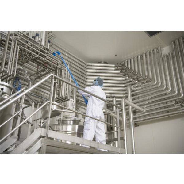 Vikan steel uit één stuk wit 1.700 mm ø 34 mm (29645)