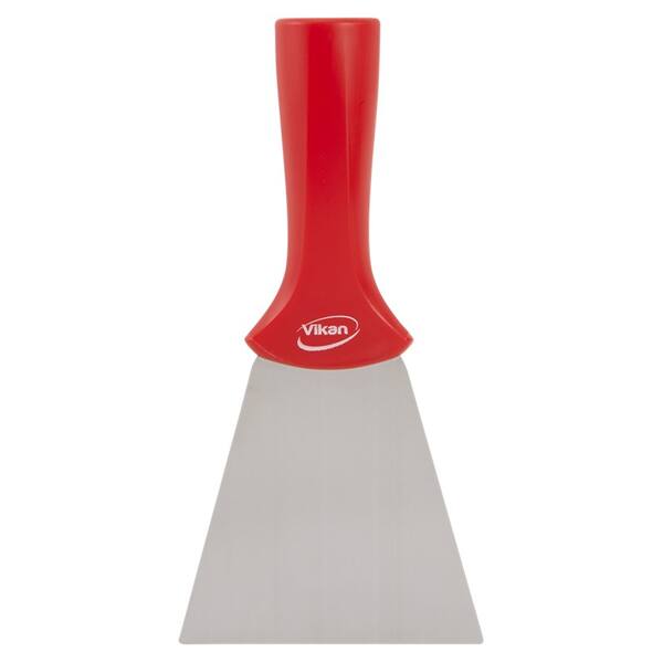 Vikan handschraper met schroefdraad rood 205x100x32 mm (40114)