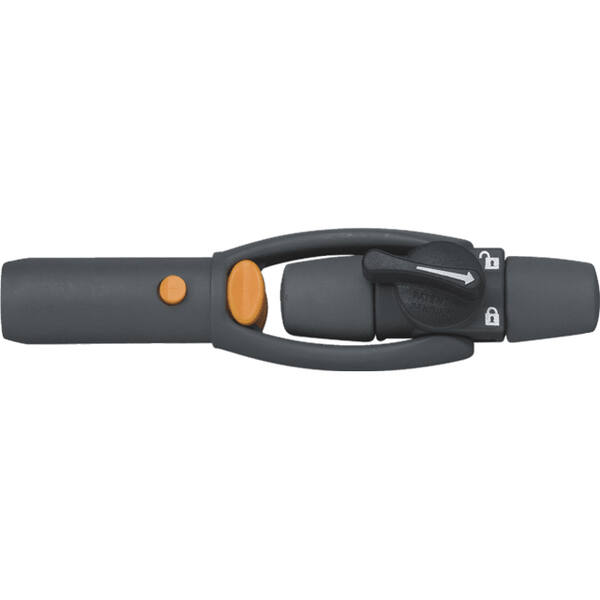 Vikan composiet mopframe met klittenband en click-fit aansluiting grijs 405x88x47 mm (374218)