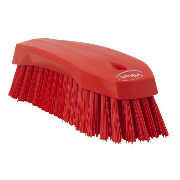 Vikan werkborstel harde vezels schuin rood 200x70x60 mm (38904)