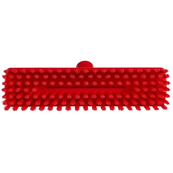 Vikan vloerschrobber extra hard waterdoorlatend rood 270x75x95 mm (70414)