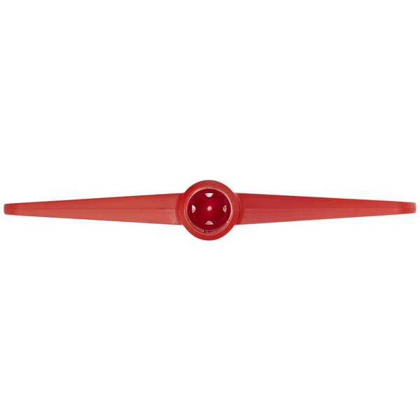 Vikan vloerschraper afgerond flexibel RVS blad rood 260x40x175 mm (29094)