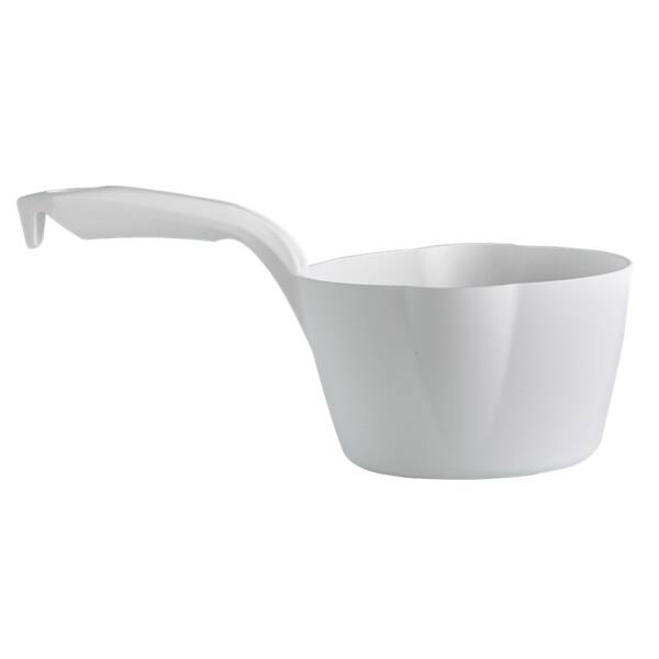 Vikan ronde handschep met schenktuit 1 liter wit 295x70x95 mm (56815)