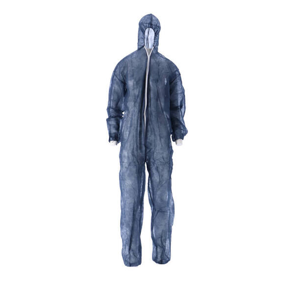 Coverall non-woven met rits blauw maat XXXL (9001500)