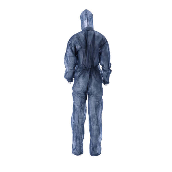 Coverall non-woven met rits blauw maat XXXL (9001500)