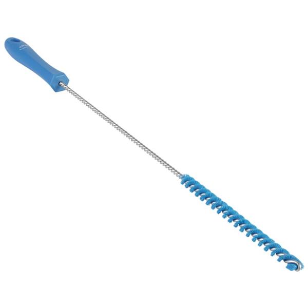 Vikan pijpborstel met handvat harde vezels blauw 480x22x22 mm (53753)