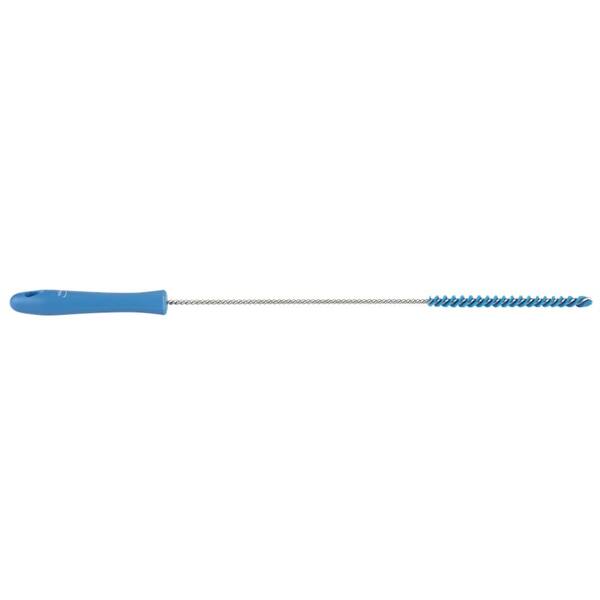 Vikan pijpborstel met handvat harde vezels blauw 480x22x22 mm (53753)