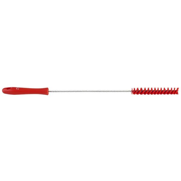 Vikan pijpborstel met handvat medium vezels rood 500x25x25 mm (53764)