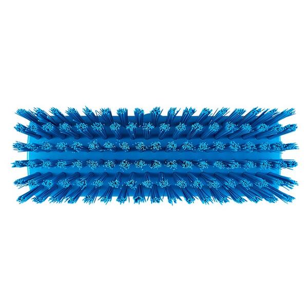 Vikan compacte vloerschrober/wandschrobber harde vezels blauw 255x75x115 mm (70423)