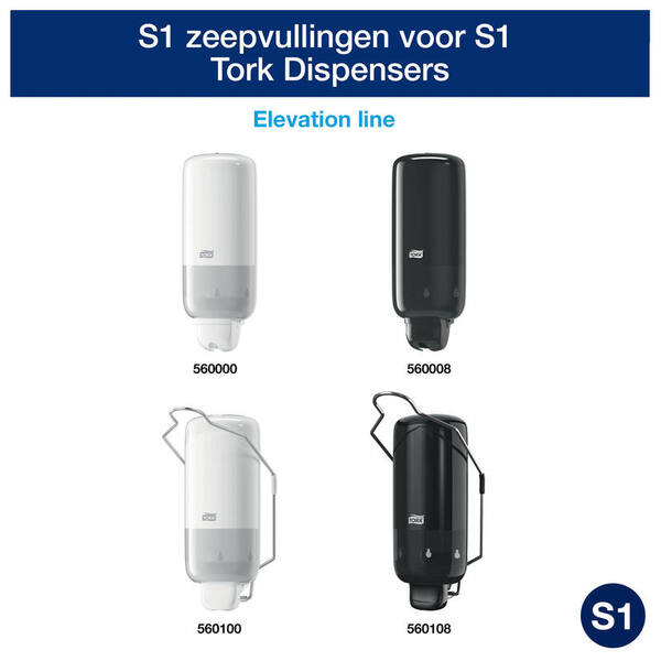 Tork extra milde vloeibare zeep 1.000 ml 6x1 liter
