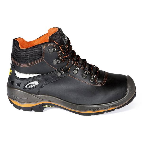 Werkschoenen Grisport 72003L hoog S3 zwart/oranje