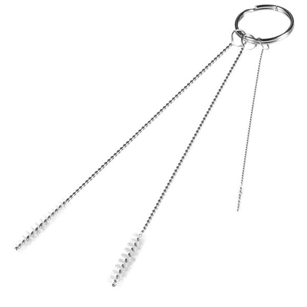 Vikan pijpborstelset smal zacht aan ring wit ø 2 x 90 mm en ø 5 en ø 6 x 140 mm (53625)