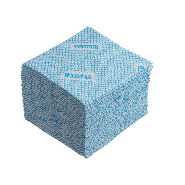 Sopdoek WypAll® X80 Plus Hydroknit® ¼-vouw 1-laags blauw 34,5x33,5cm (19139)