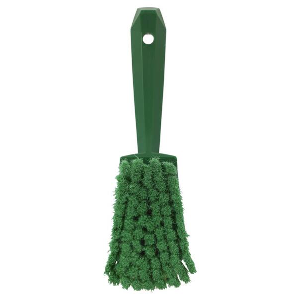 Vikan afwasborstel met korte steel zachte splitvezels groen 270x70x85 mm (41942)