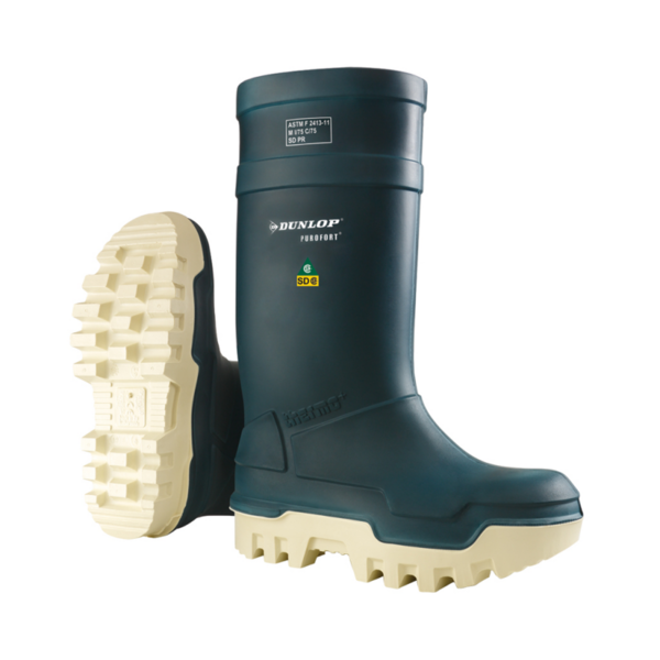 Werklaarzen Dunlop Purofort Thermo+ S5 blauw