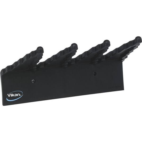 Vikan wandhouder glad zwart 240x170x60 mm (6159)