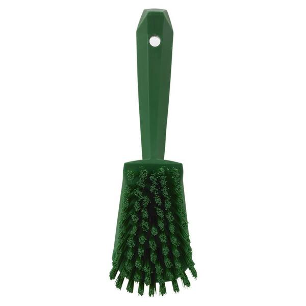 Vikan afwasborstel met korte steel harde splitvezels groen270x70x85 mm (41922)