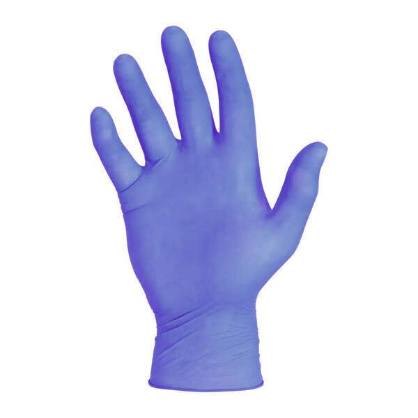 Onderzoekshandschoenen ongepoederd nitril blauwmaat S
