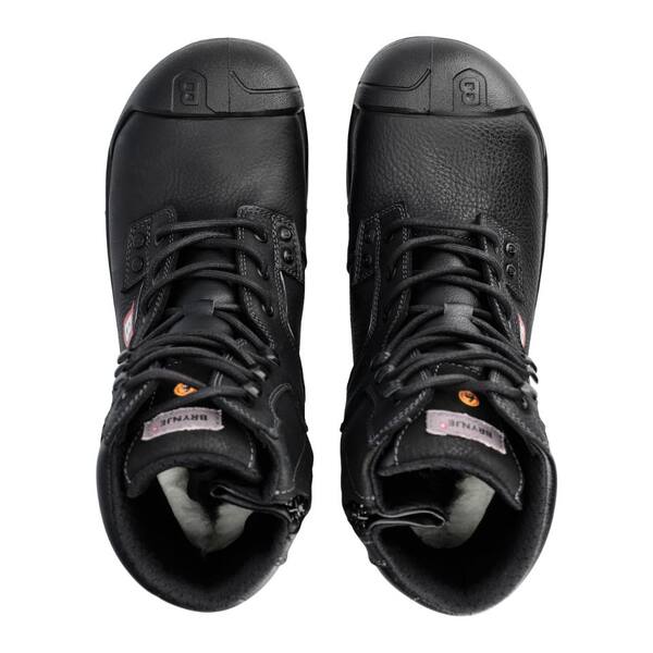Werkschoenen Brynje Breeze S3 zwart met imitatiebont maat 44