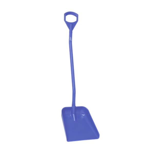 Vikan schep ergonomische steel 1.310 mm groot blad paars 380x340 mm (56018)