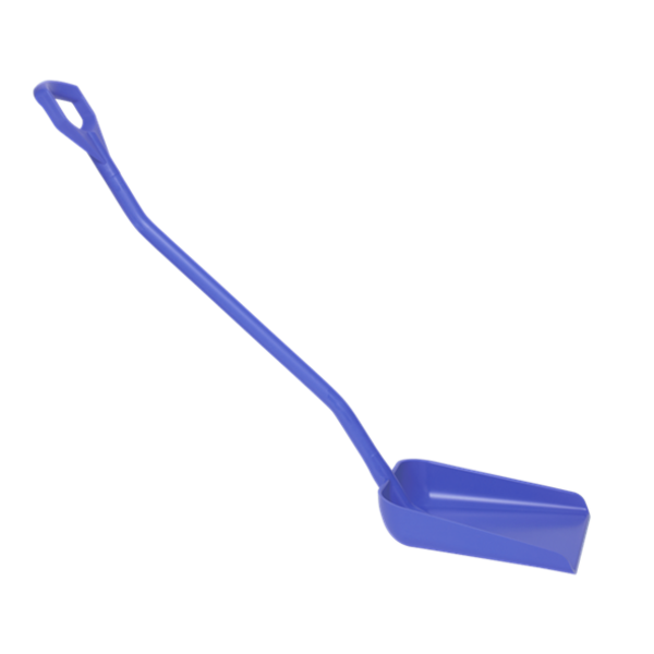 Vikan schep ergonomische steel 1.310 mm groot blad paars 380x340 mm (56018)