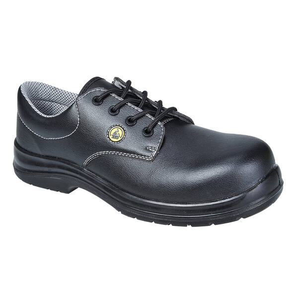 Werkschoenen Portwest Compositelite ESD S2 laag zwart maat 42 FC01BKR42