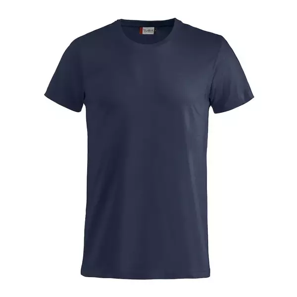 T-Shirt Clique Basic inclusief bedrukking donkerblauw maat XXL